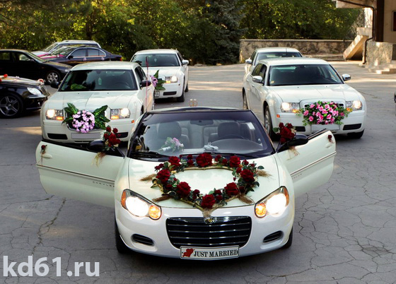 заказ авто на свадьбу в Ростове