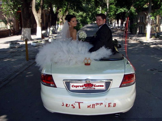 аренда кабриолетов на свадьбу
