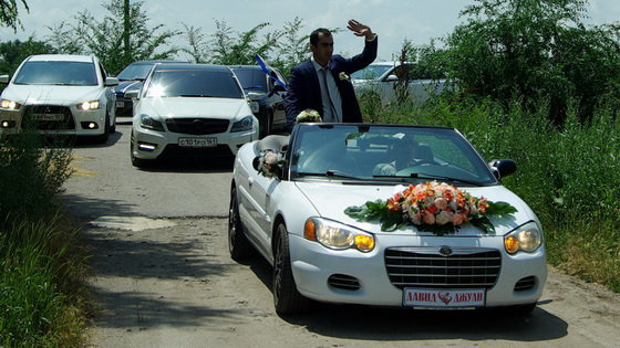 заказ авто на свадьбу в Ростове-на-Дону