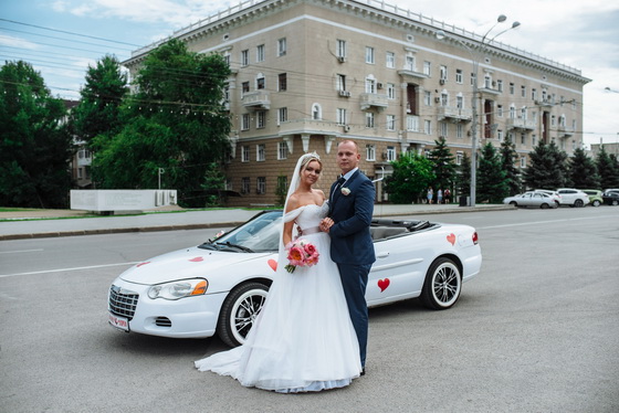 кабриолеты на свадьбу в Ростове